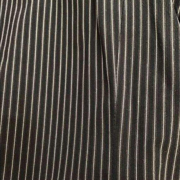 Theory Blazer Black Boothe Pinstripe 2-Button Stretch Blazer Size 8 - Picture 10 of 13